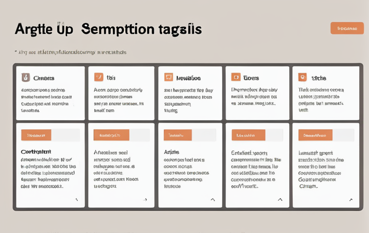 **Prompt:** A visually simplified webpage mockup showcasing a web component using semantic HTML5 tags (e.g., ``, ``). Clean, minimal design. Focus on clear visual hierarchy and reduced nesting. Light, bright color palette. Illustration style, emphasizing efficiency and organization.