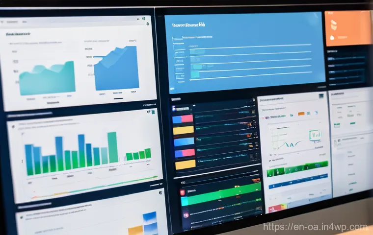 웹 컴포넌트의 분산 시스템 구현 - **"Unified UI Across Frameworks"**: A vibrant, modern workspace where a diverse group of developers,...