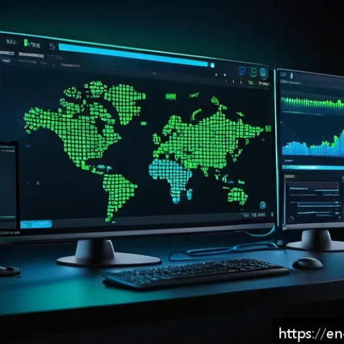 Home 31 웹 컴포넌트의 업데이트 및 유지보수 전략 - ” The background is dark with neon blue and green accents, symbolizing stability and agility in soft...