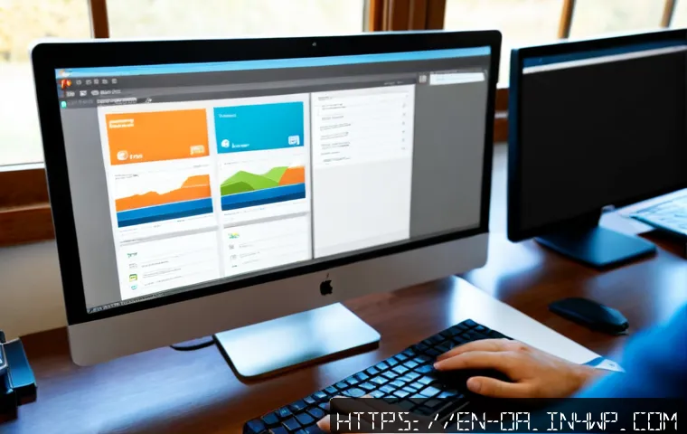 Home 17 웹 컴포넌트의 라이프사이클 훅 - Photorealistic software developer workspace illustrating a web component lifecycle concept, a clean ...